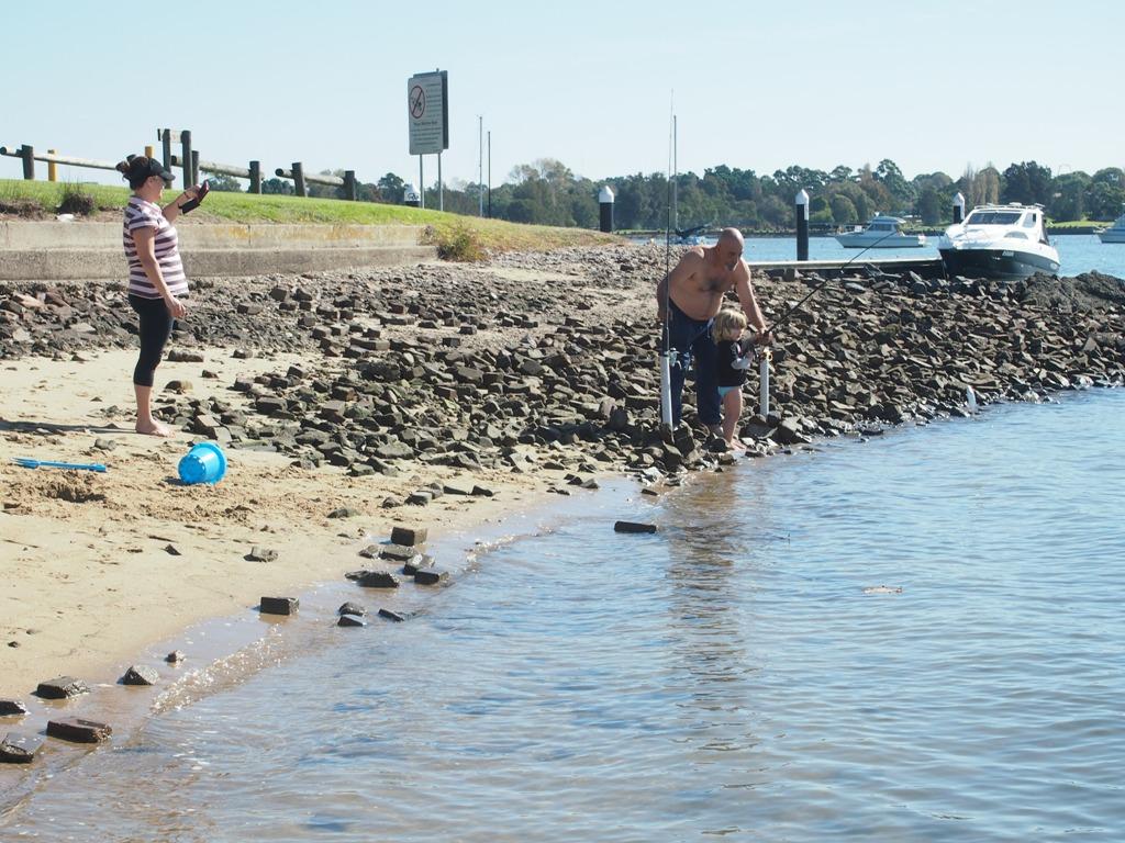 Land-based fishing at Bayview is worth a shot with the family © Gary Brown